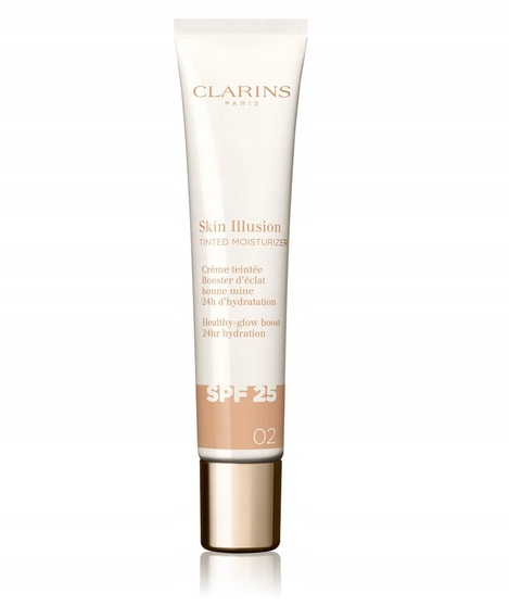 Clarins Skin Illusion Tinted Moisturizer Spf 25 krem koloryzujący 02