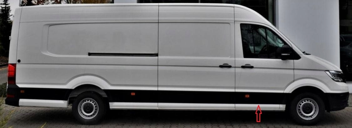 Ochranná lišta dveří levá Orig 7C0854939E 9B9 Vw Crafter Man Tge