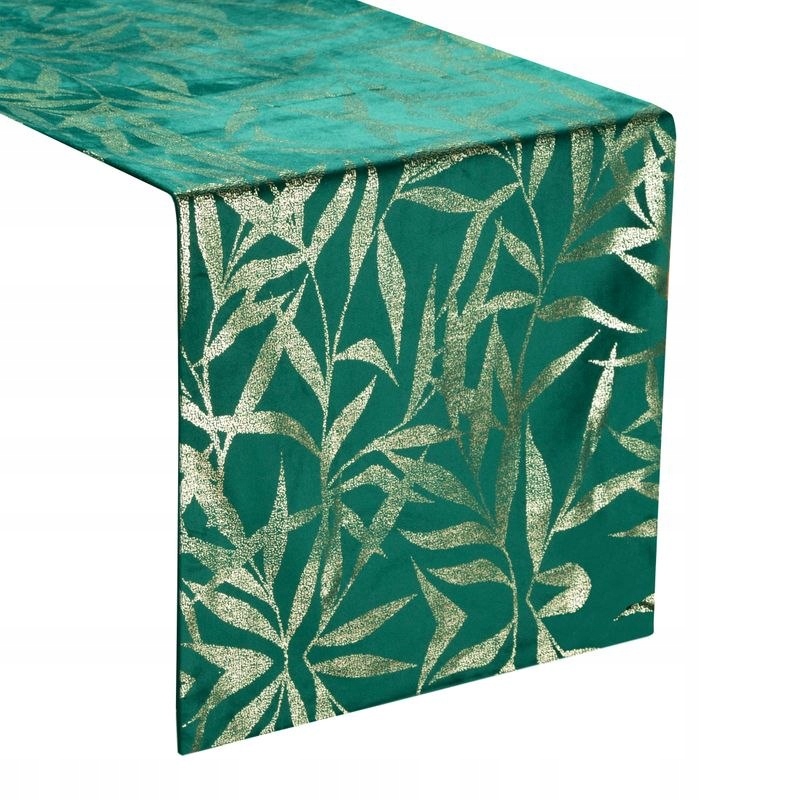 OBRUS BLINK 15 35 X 220 CM CIEMNOZIELONY EUROFIRANY Rodzaj inny