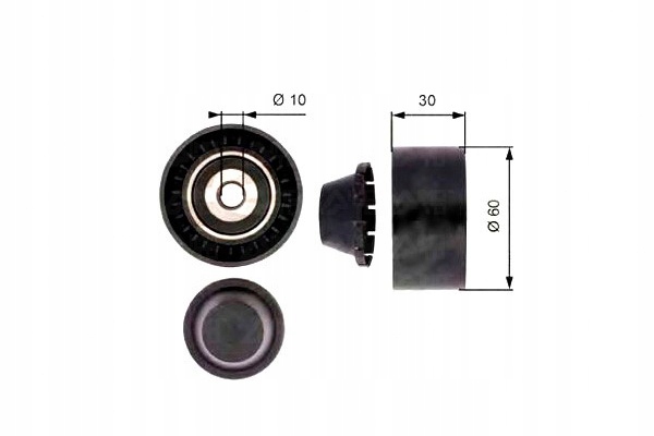 Gates Vodicí Kladka Klínového Řemene Mercedes Asistent Řízení #28