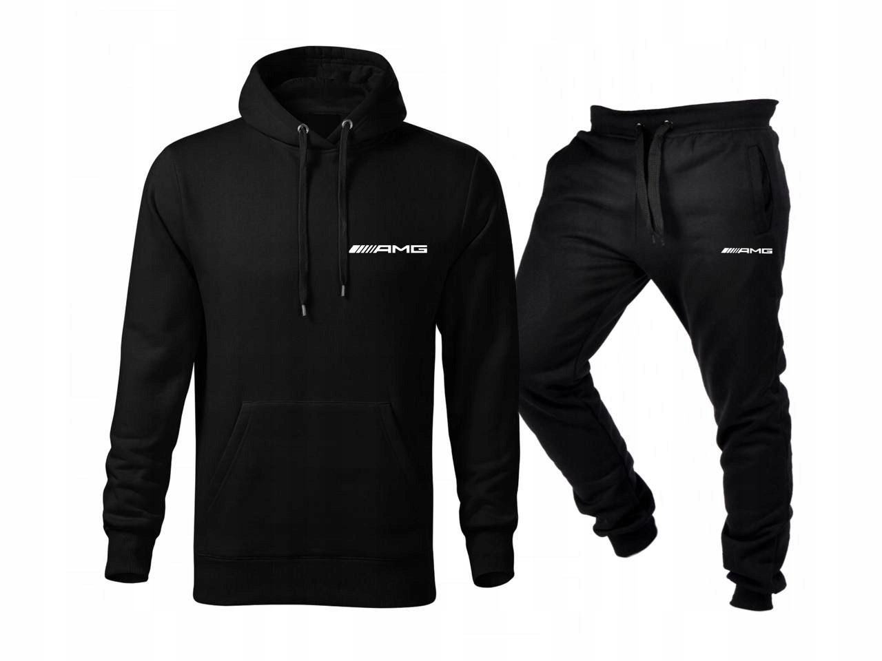 Tepláková Souprava Teplákovka Amg Mikina A Kalhoty Černá XXL