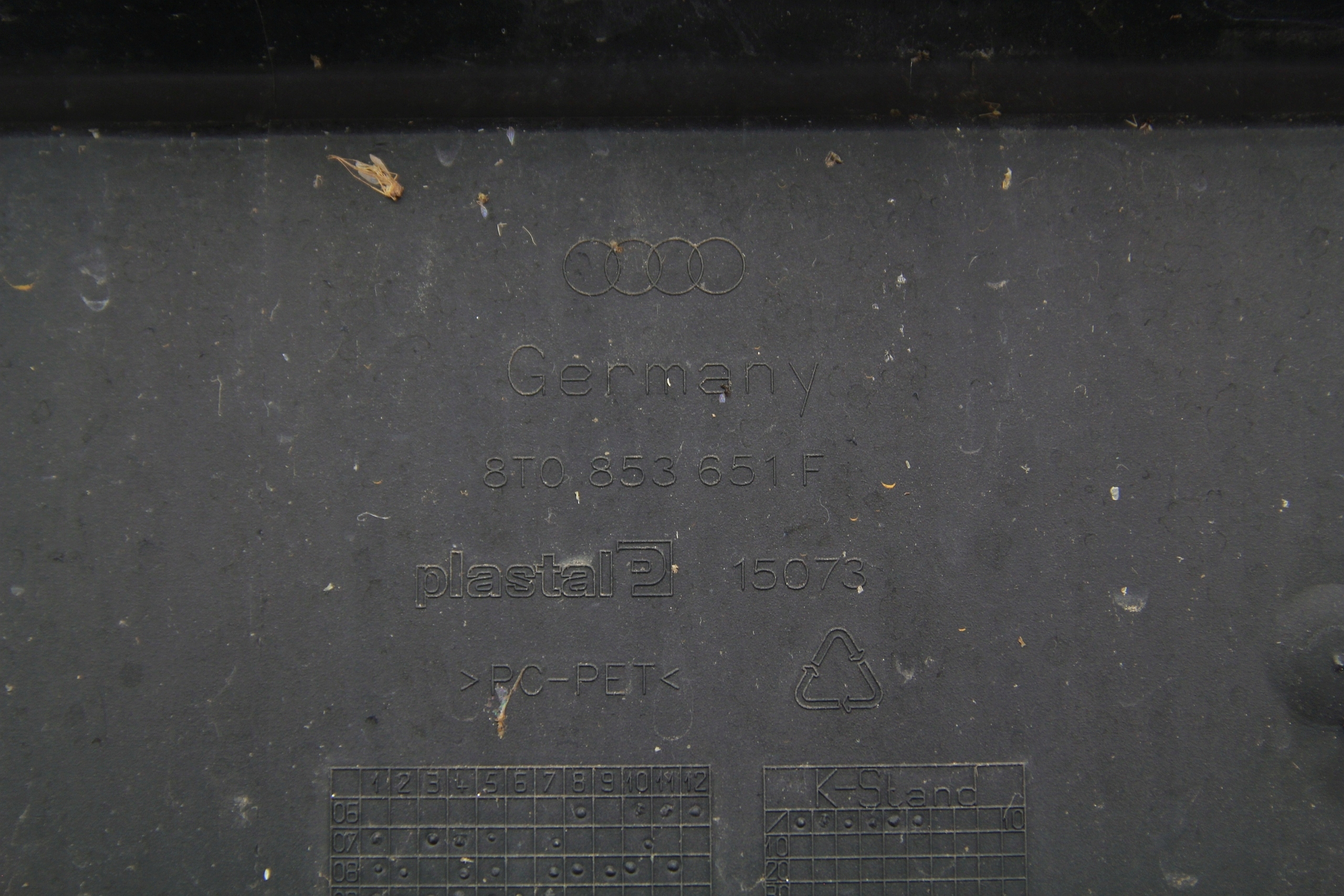 Oryginalny grill atrapa Audi A5 S5 B8 8T0 Czarny Black 2007-2011 Wersja Europejska