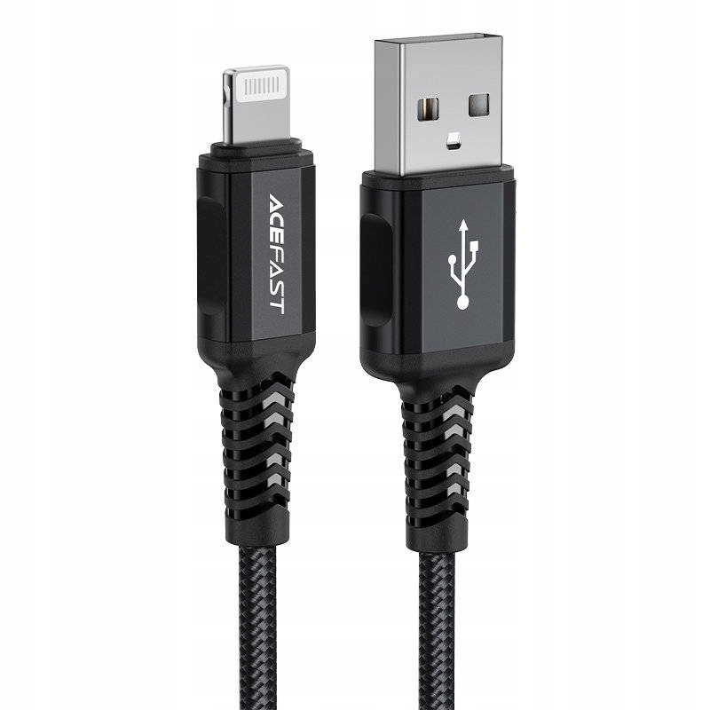 Acefast kabel Mfi Usb pro iPhone 1,8 m, 2,4 A, černý (C4-02 A, černý)