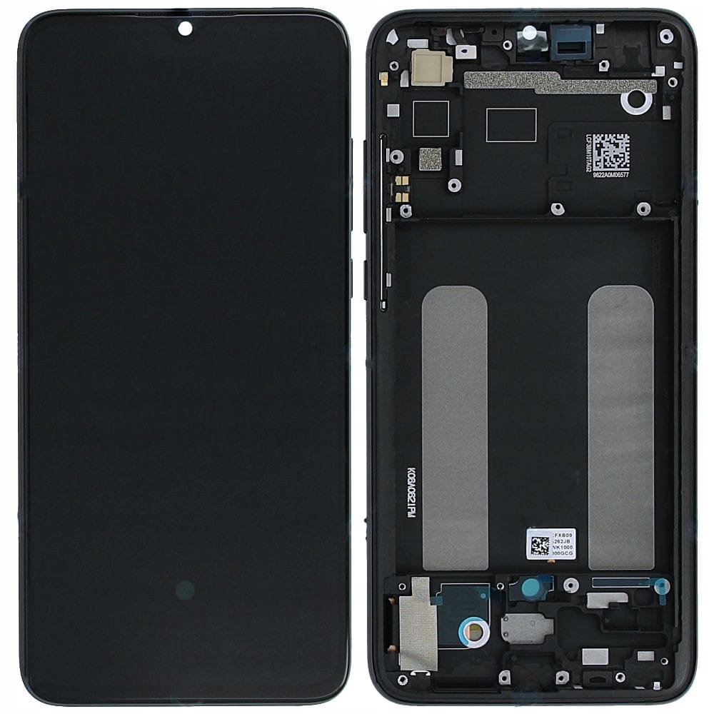 Org LCD displej Xiaomi Mi 9 Lite Čierny (tarnish) S Rámčkom
