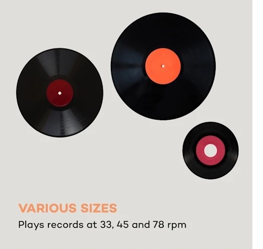 Gramofon Auna Sarah Ann DAB czarny Kolor czarny