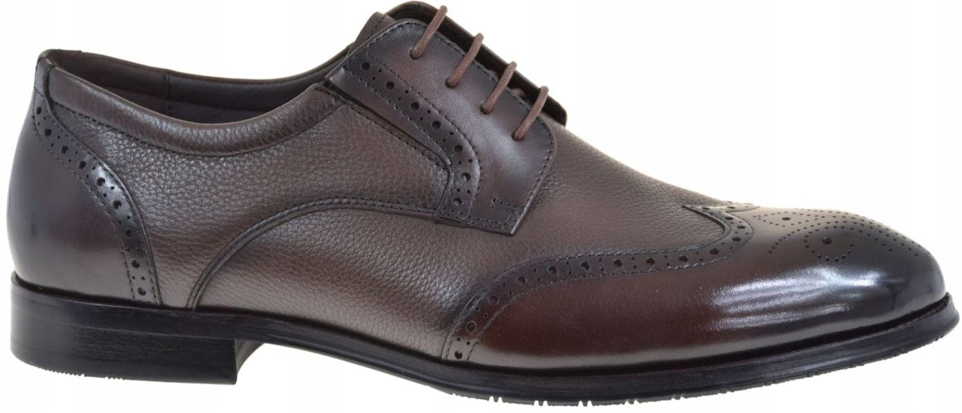 Pánské kožené elegantní společenské boty Caribu 3MKD1-397-58B VEL.41