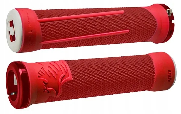 Chwyty rowerowe Odi Mtb AG2 Signature 2.1 135mm LockOn Grip red-fire red