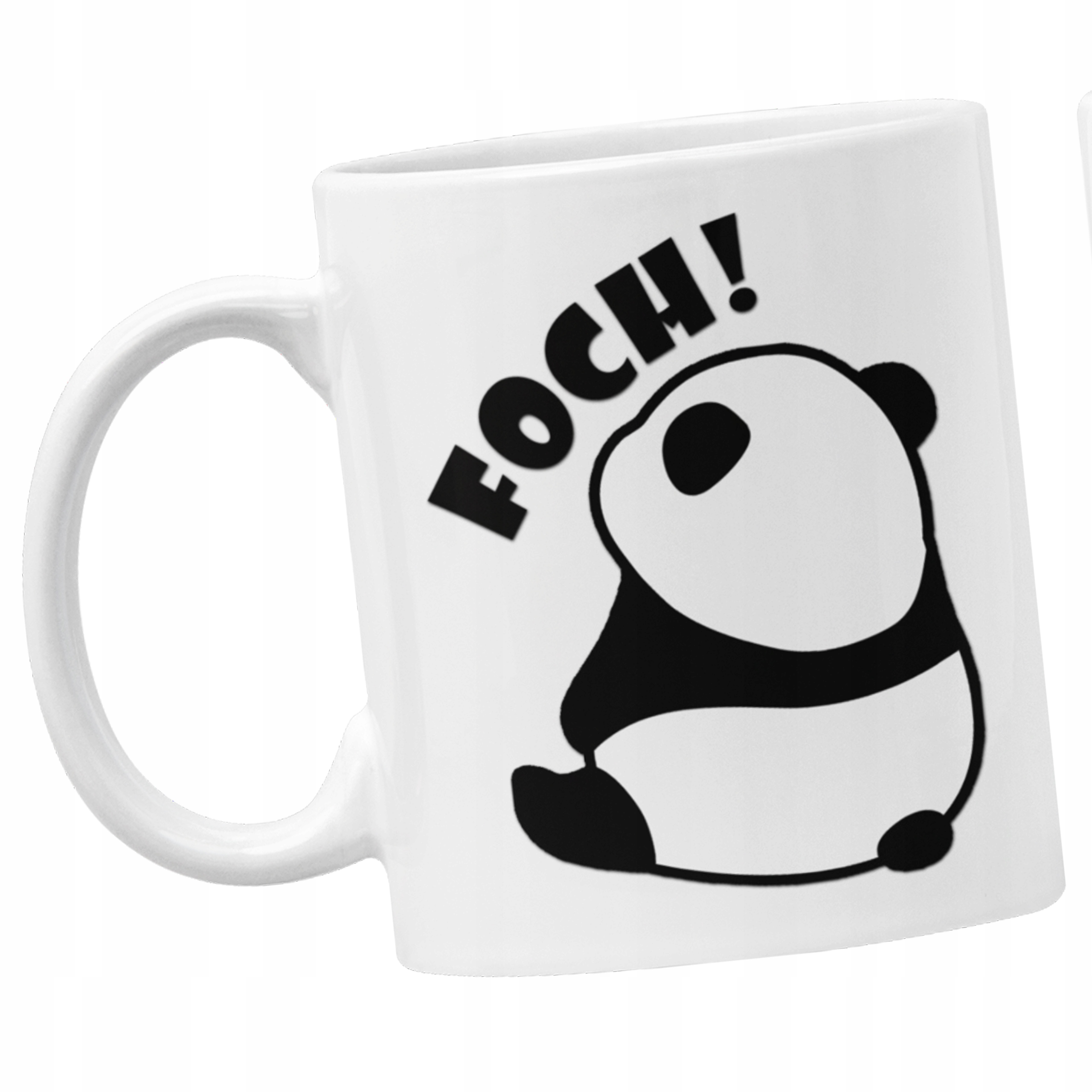 

Śmieszny kubek Panda z pandą memy mem