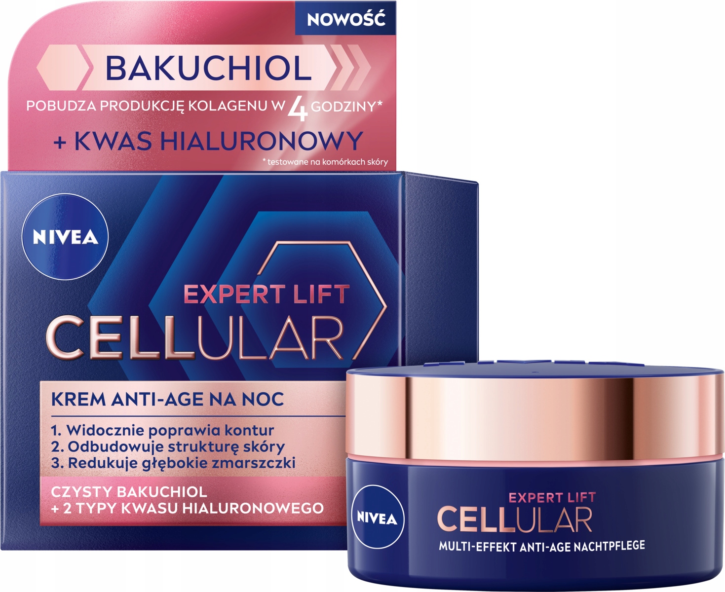NIVEA Krem na noc Cellular Expert Lift Anti-Age