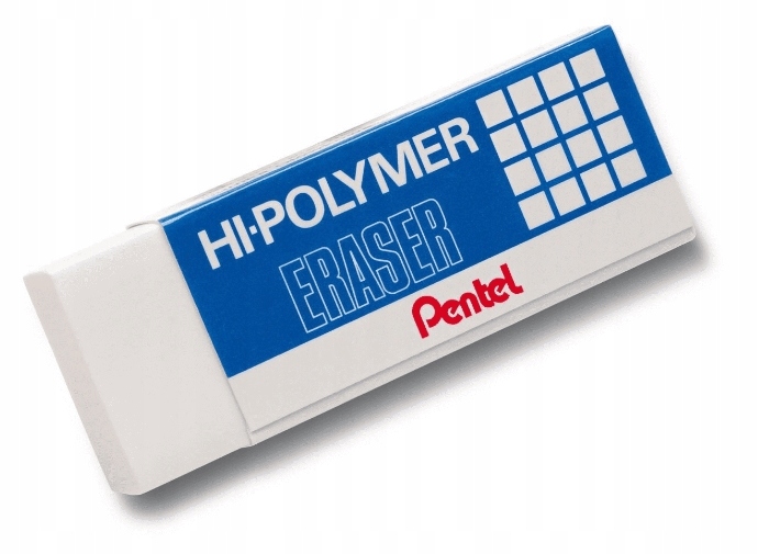 

Gumka Pentel biała mała kreślarska Zeh03