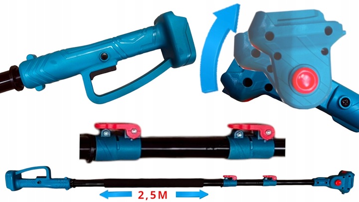 PIŁA + SEKATOR WYSIĘGNIK 2,5M 36V AKU 2SZT ŁADOWARKA EAN (GTIN) 4984409511311