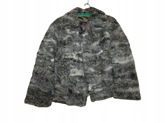 futro naturalne SZARE karakuły