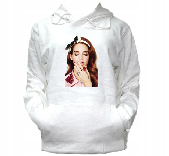 

L Bluza Kaptur Męska Lana Del Rey Muzyka Wzór