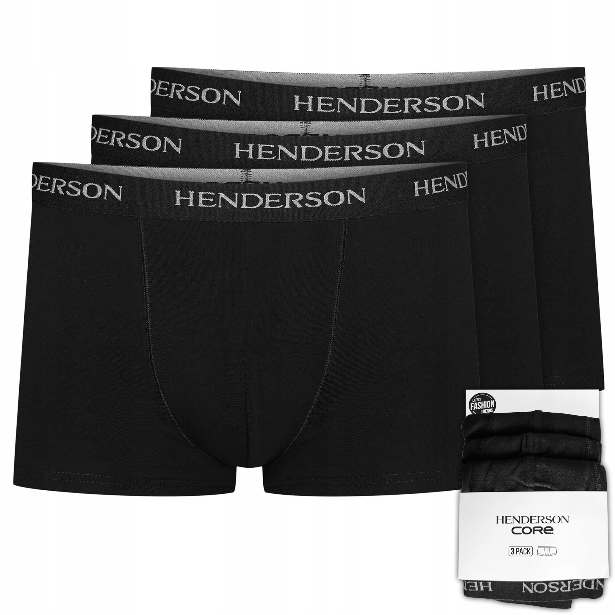 Pánské Boxerky Henderson Slipy Bavlněné Pohodlné Moderní 3-BALENÍ XL
