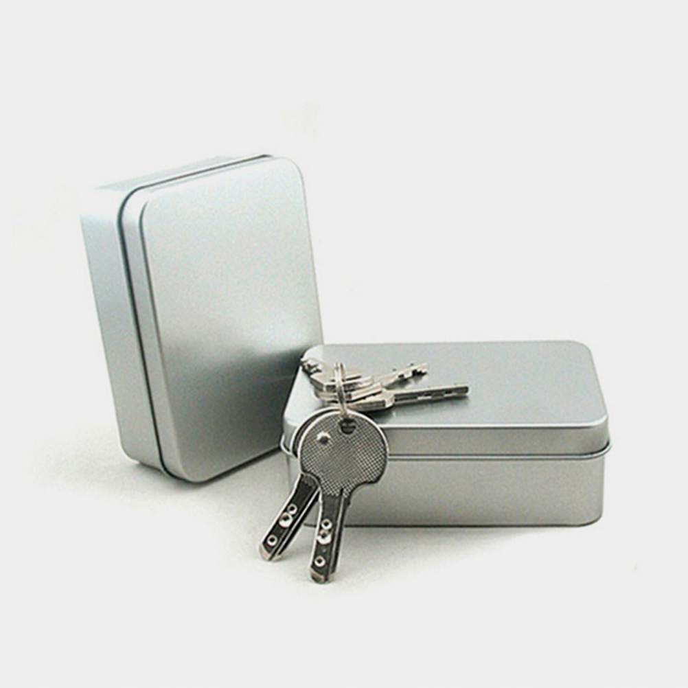 PROSTOKĄTNE METALOWE PUDEŁKA NA BIŻUTERIĘ Marka inna