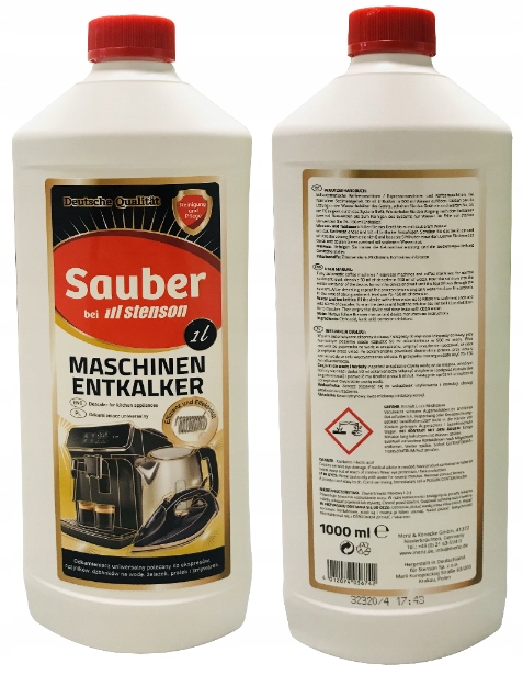 

Odkamieniacz do ekspresu Sauber Bei Stenson 1L