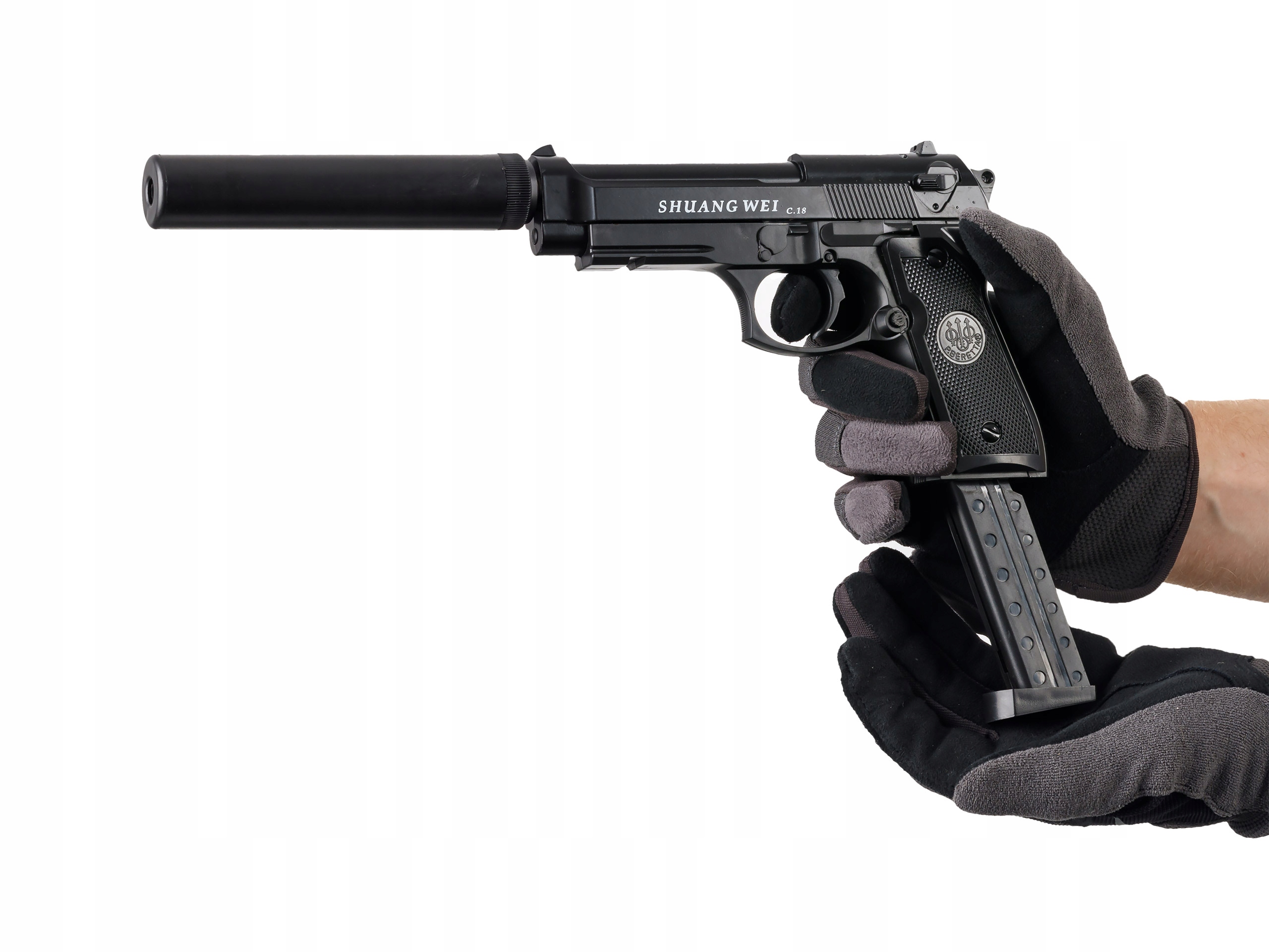 PISTOLET METALOWY NA KULKI DIESERT EAGLE ASG IMITACJA BRONI KULKI REPLIKA Materiał metal plastik