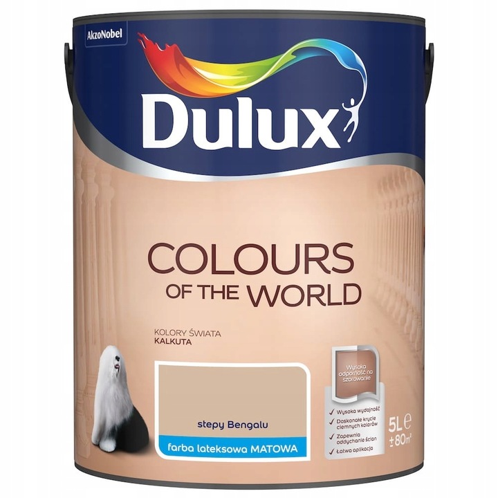 Dulux Colours Of The World Barva Disměrná Barva Stepy Bengal 5L
