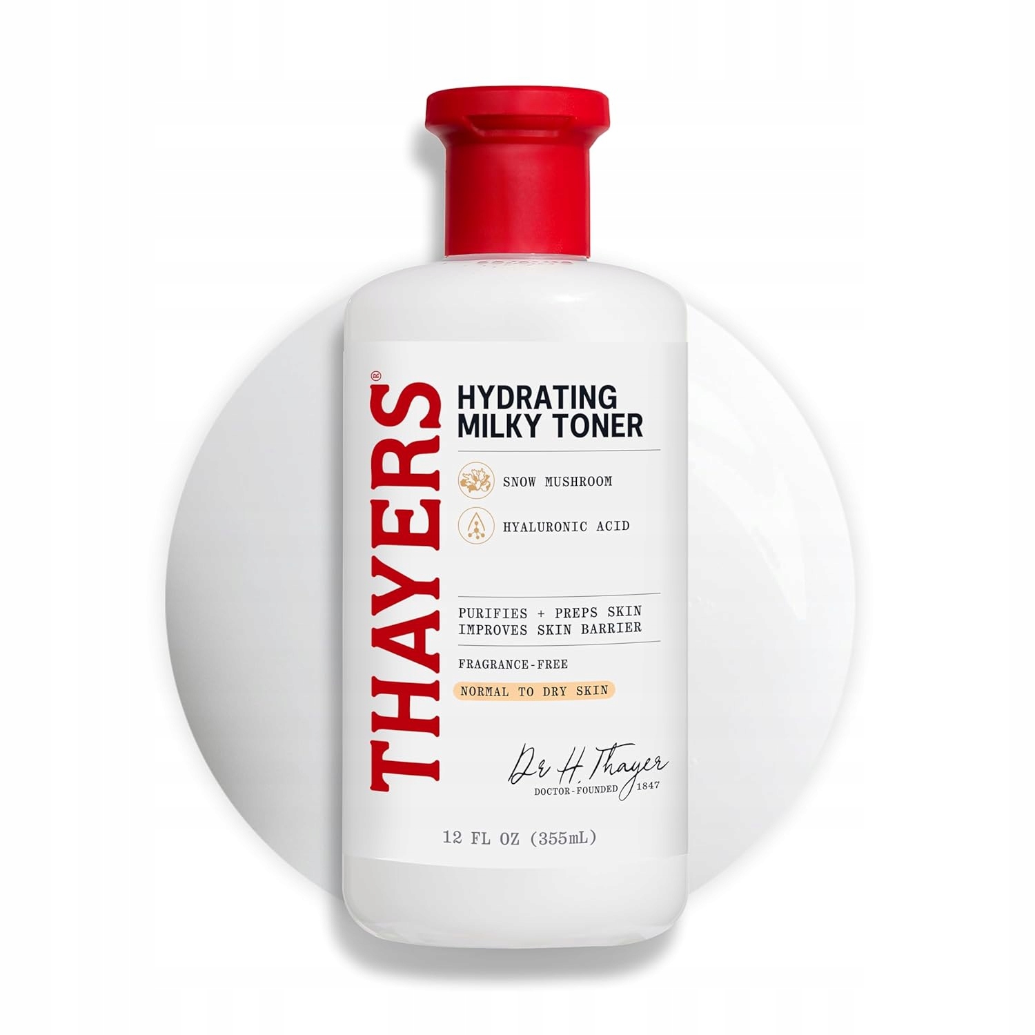 Thayers Milky Face Toner Hydratační tonikum bez alkoholu 355 ml