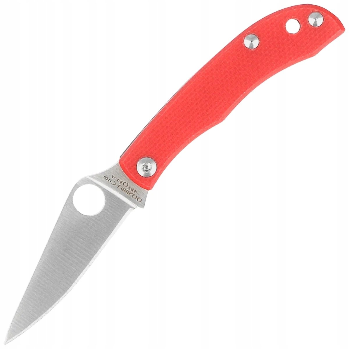 Nůž Spyderco Honeybee Red G10, Satin 12C27 (C137GRDP)
