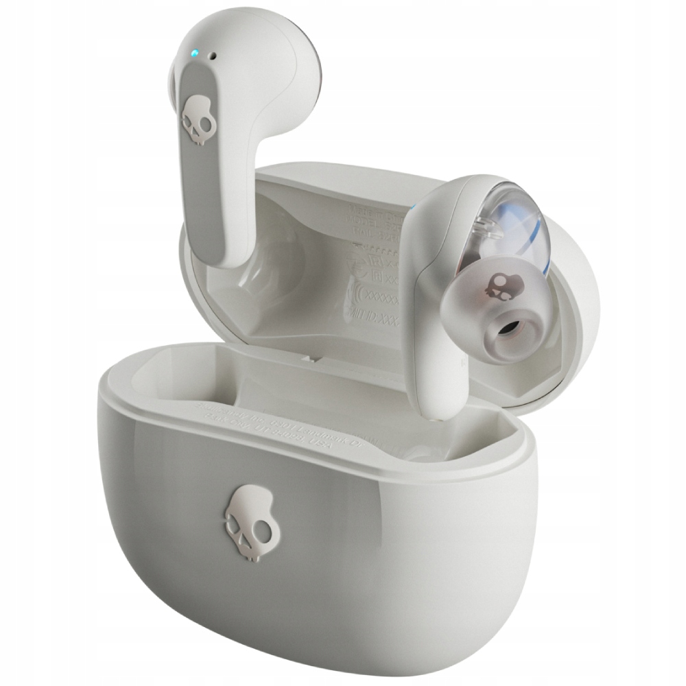 Bezdrátová sluchátka do uší Skullcandy Rail True, bílá