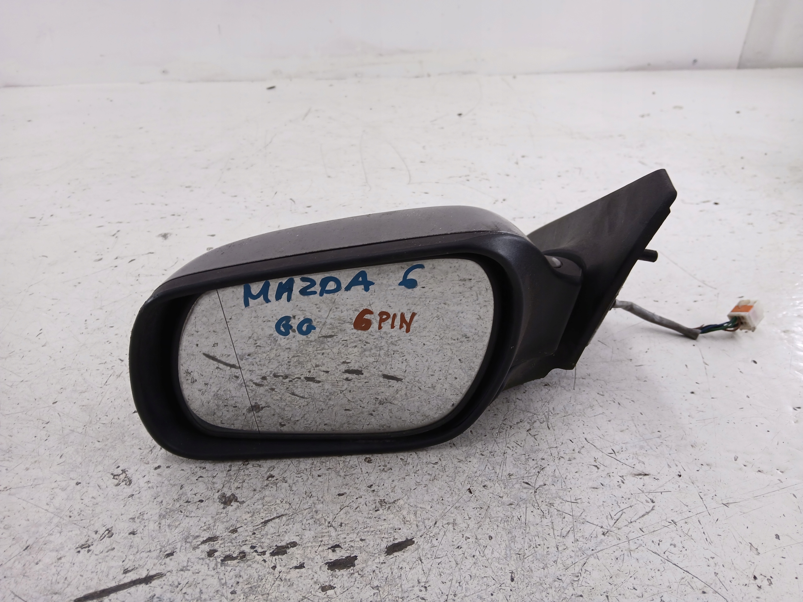 MAZDA 6 GG mirror right 6 PIN silver