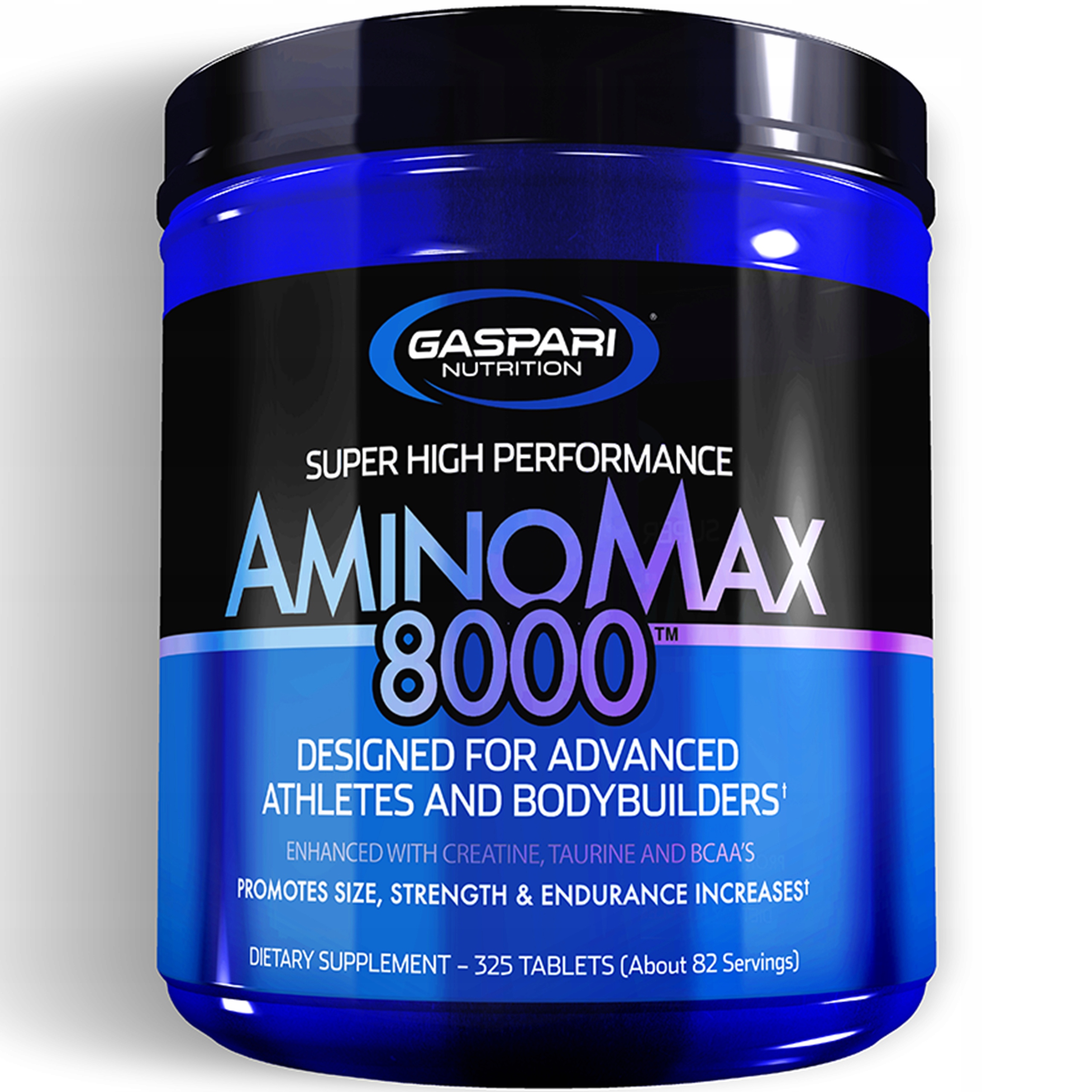 Silné aminokyseliny Bcaa regenerace Gaspari Amino Max 8000 325 tabl