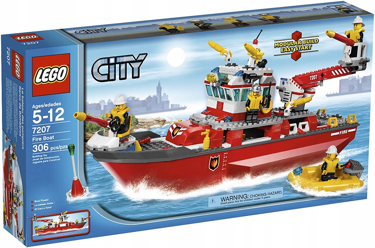 Lego City 7207 Łódź straży pożarnej