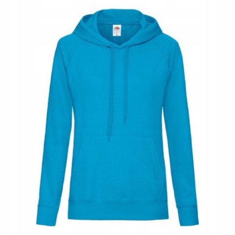 

Bluza damska Lightweight kaptur FruitLoom AzurowyS