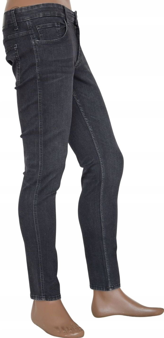 Pánské džíny Ventana 969-006 tmavě šedé slim fit pánské kalhoty VEL.32/32