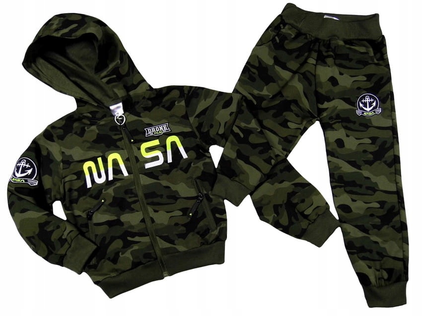 

Moro dres spodnie i bluza suwak 82A Drone 6Y fluo