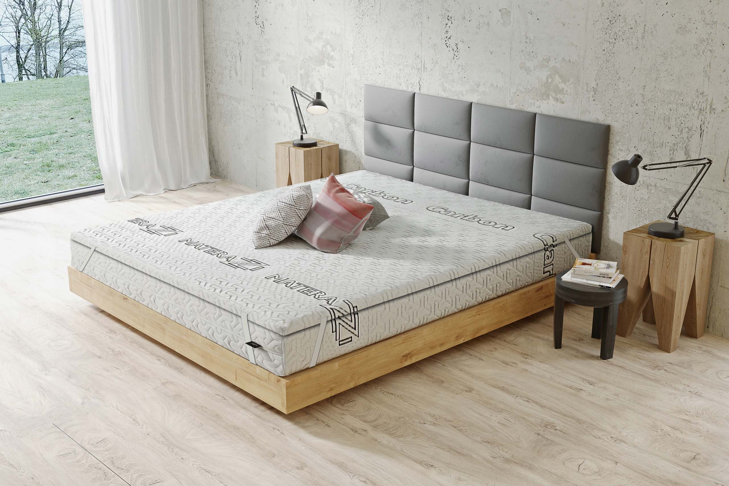 Materac nawierzchniowy 140x200 KOKOS Topper 5cm