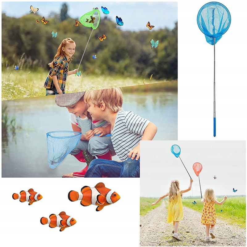 Zabawka ogrodowa Siatka teleskopowa na motyle ryby owady Marka Norimpex