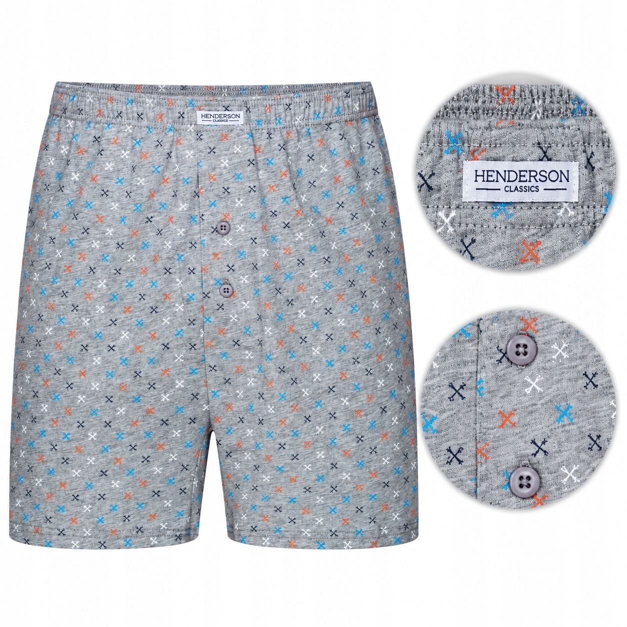 Pánské boxerky ze 100% bavlny Henderson Jotun 1449 L Anrr