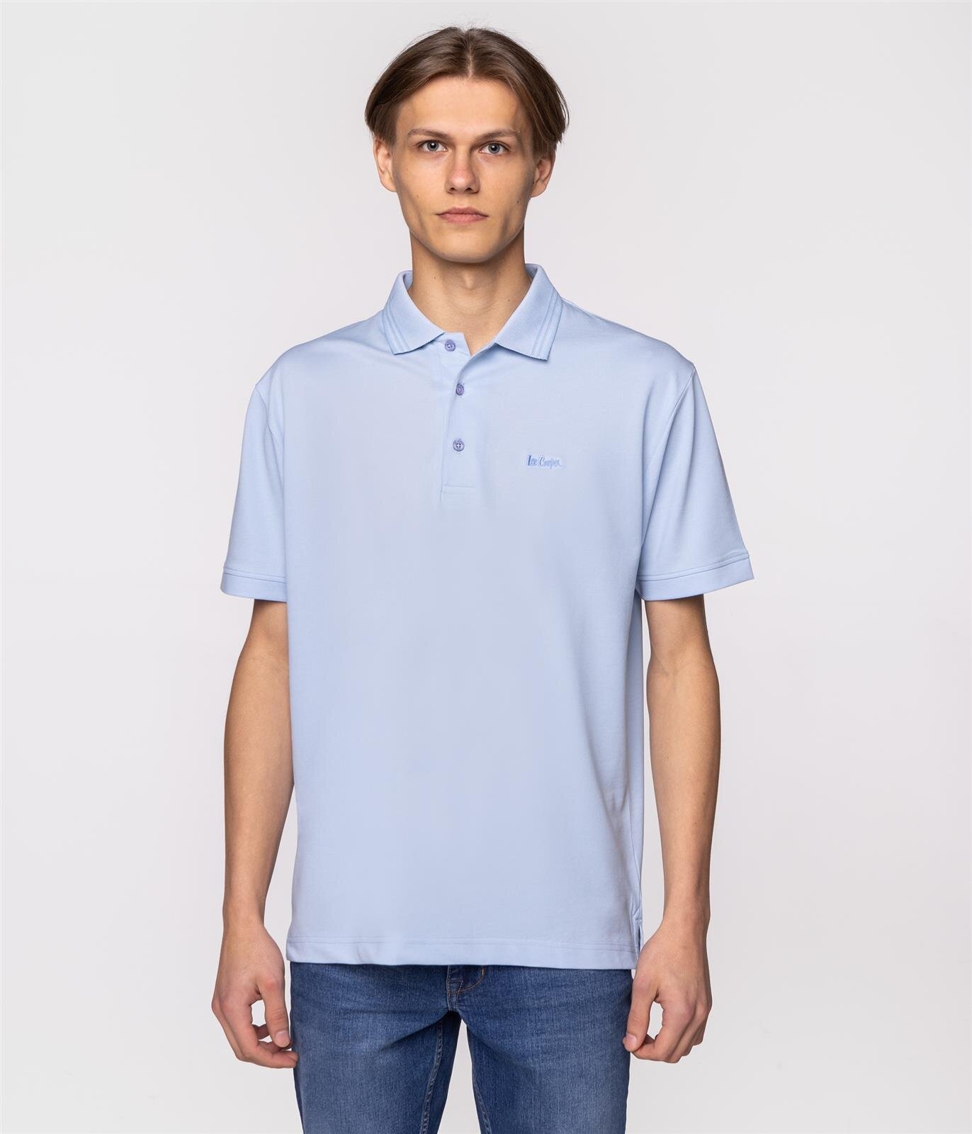 LEE COOPER Koszulka polo AMARON 4154 BLUE l