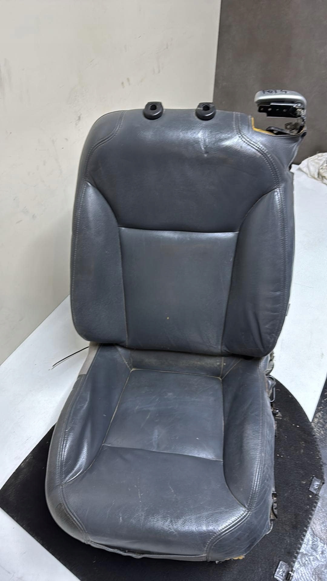 seat left CABRIO driver´s SAAB 9-3 93 grey leather grey SKORZANY