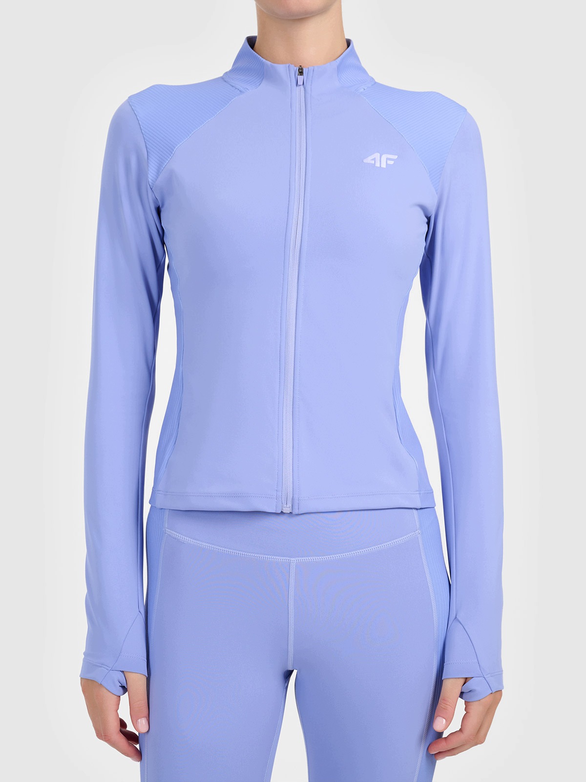 Mikina 4F Tréninková Rychleschnoucí Na Zip, Velikost S, F0917 AW26