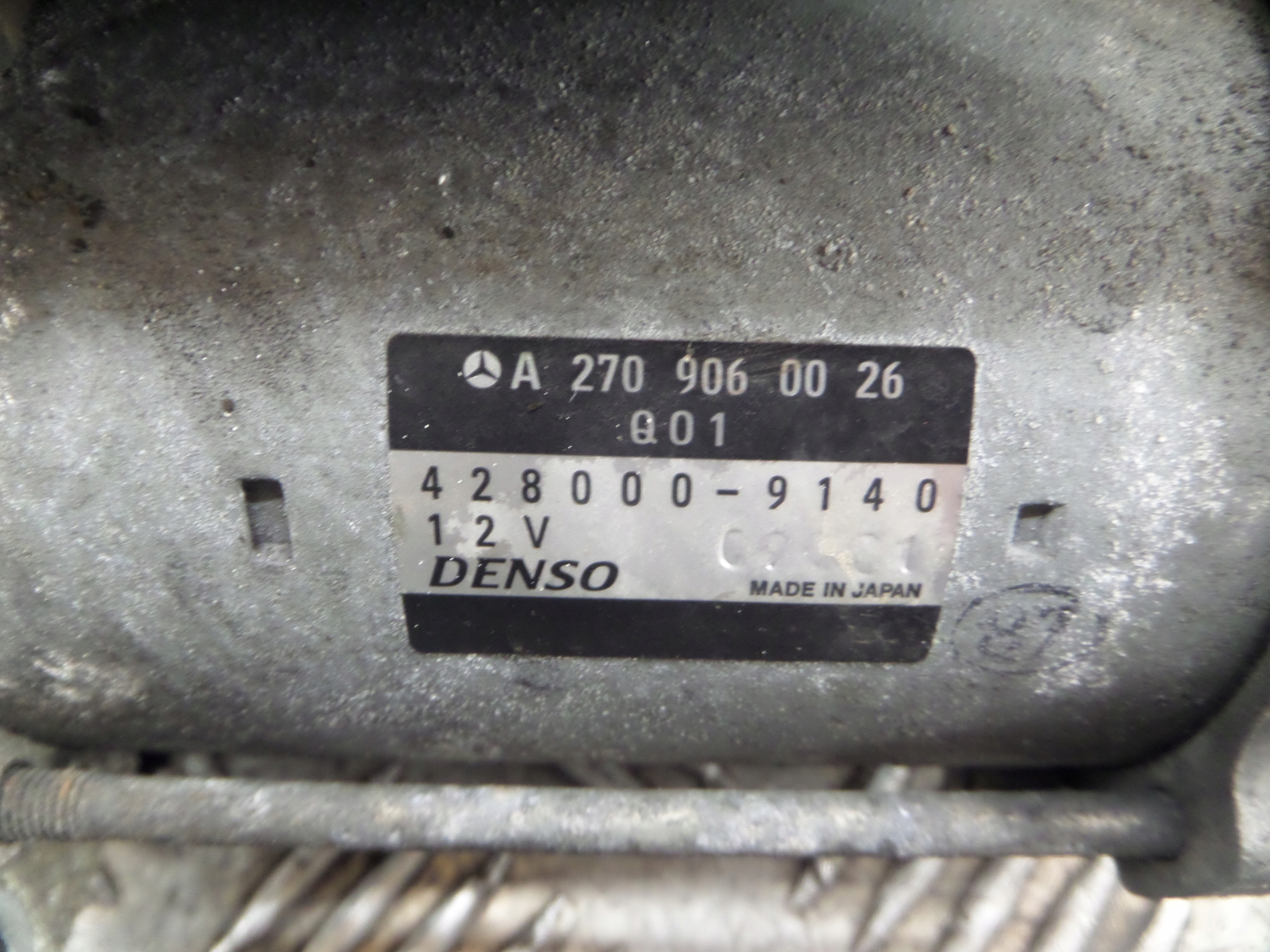 starter MERCEDES W246 B-KLASA 1.8 CDI A2709060026