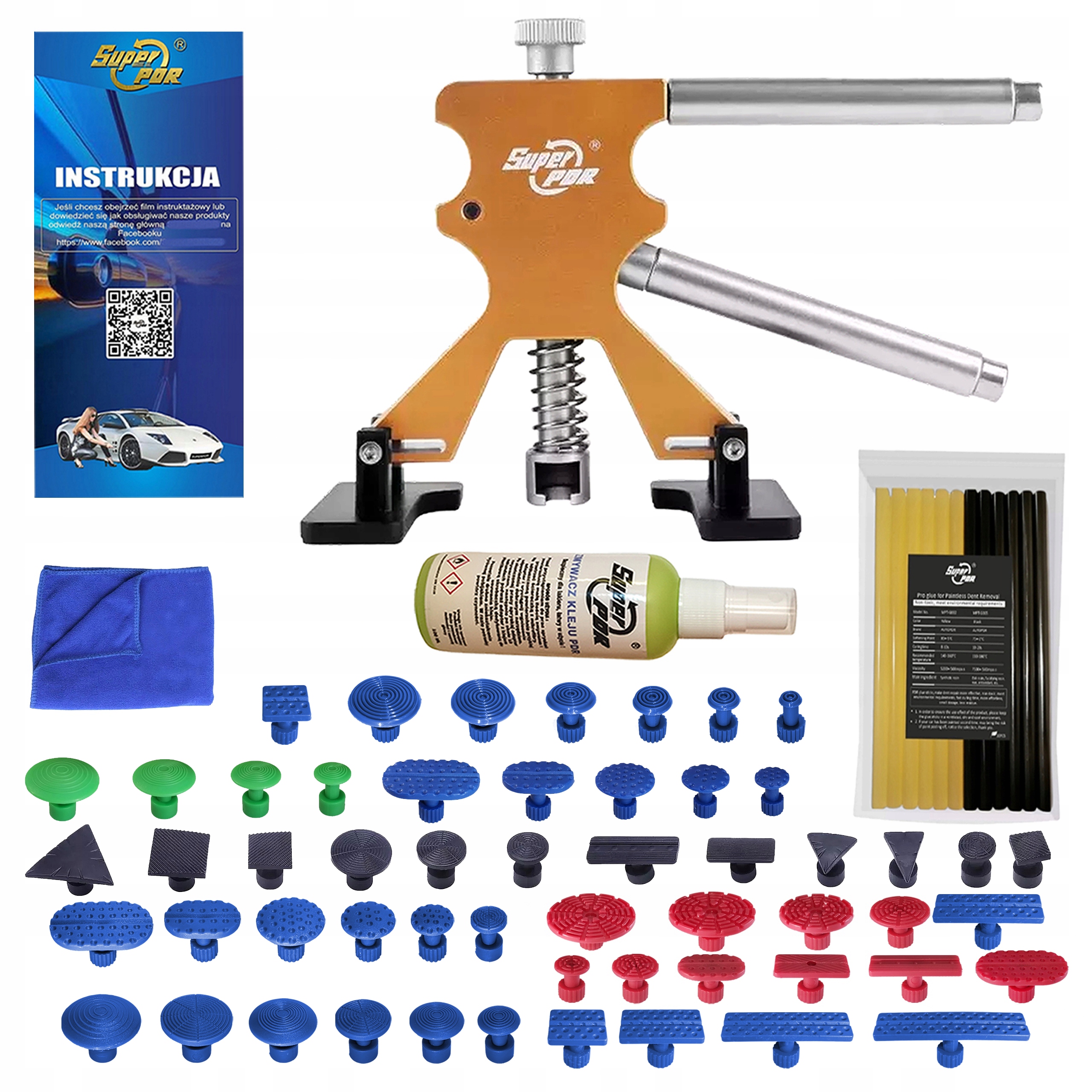 Nástroje pdr Po gradobici Sada na odstraňování promáčklin Sada pdr