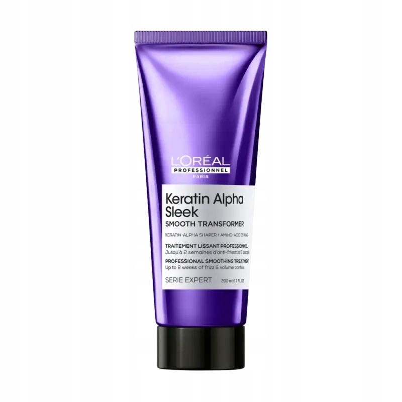 L'Oreal Keratin Alpha Sleek Smooth Transformer Kúra vyhlazuje vlasy 200 Ml