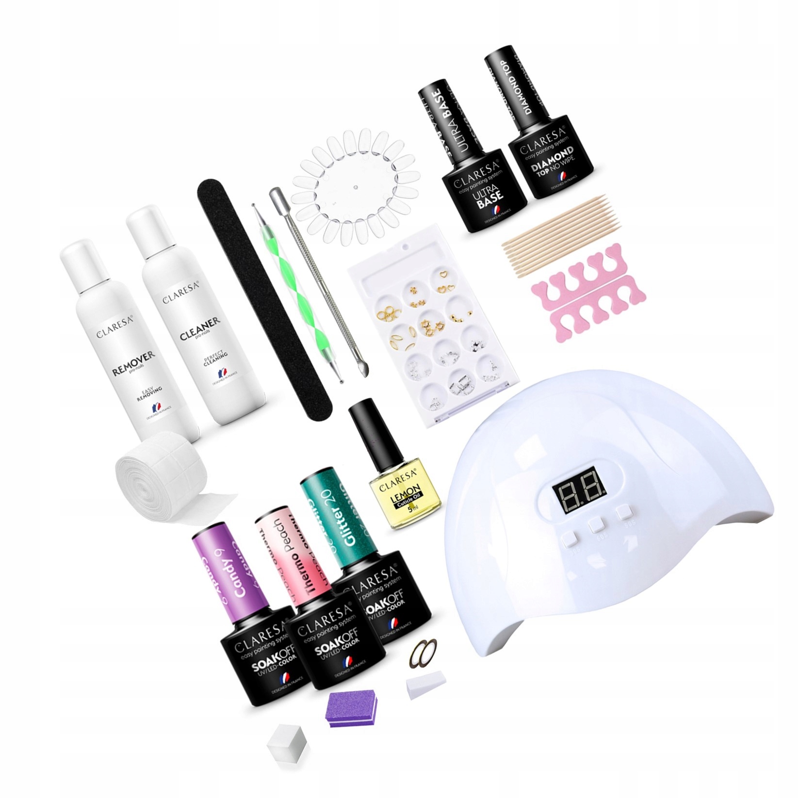Na PREZENT zestaw do hybryd i lakiery CLARESA