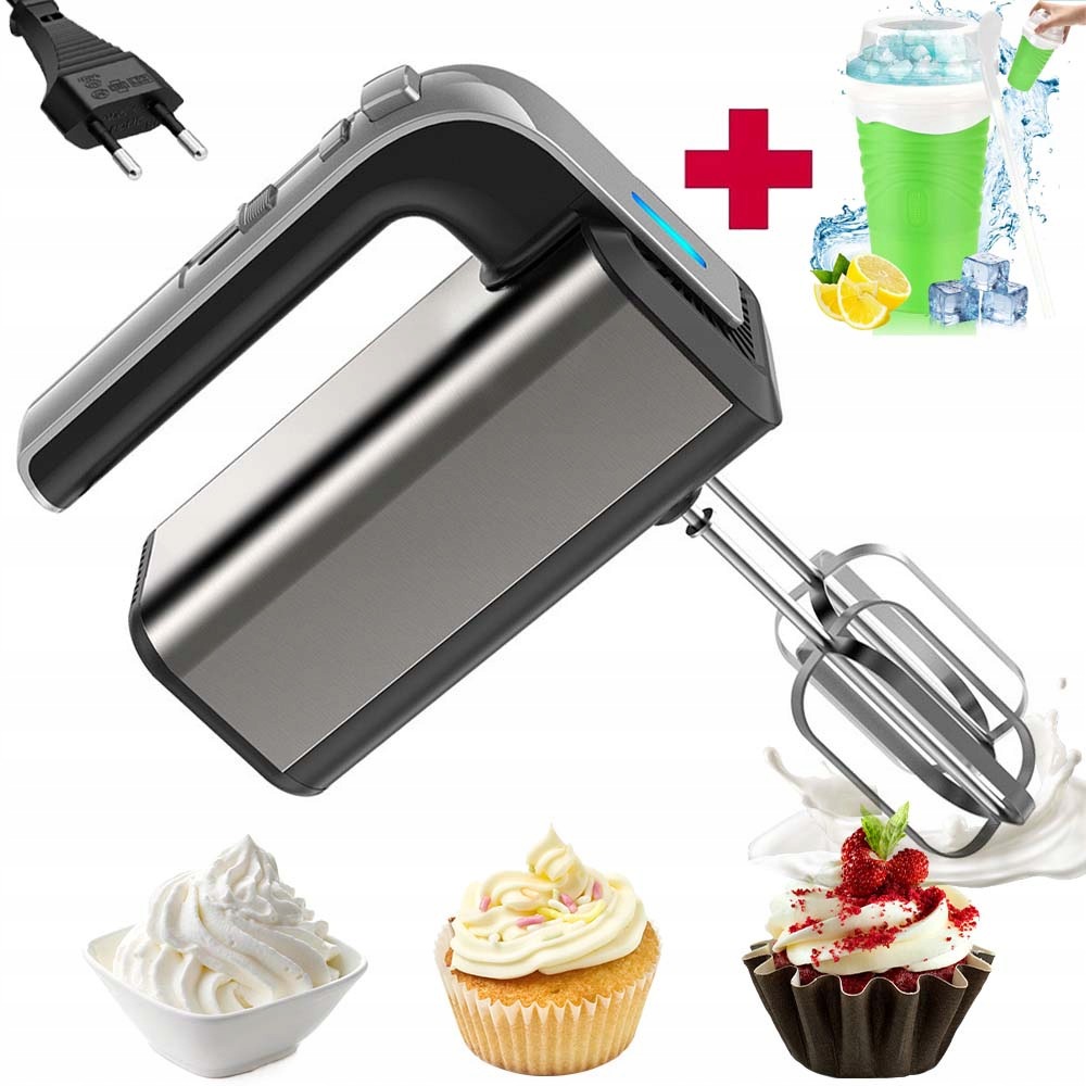 Ruční Mixér, Kuchyňský Robot, Míchadlo, Šlehací Metla 800 W Slushy Hrnek 500 ML