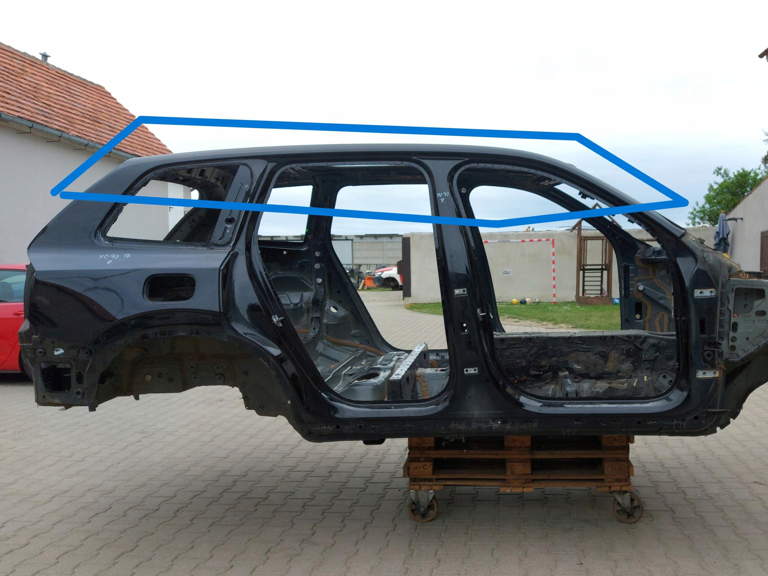 Volvo XC90 II dach Blende Abdeckung plat dach schwarzer 717-15