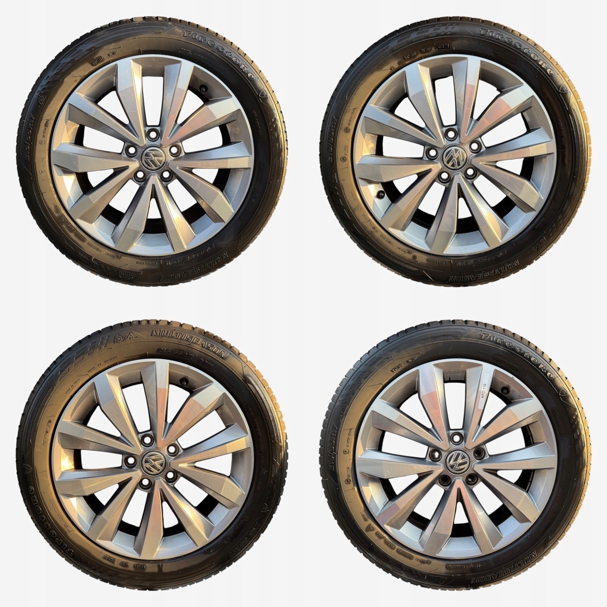 discs wheels tyres VOLKSWAGEN FIRESTONE 215/55/17" 4MM all season M+S