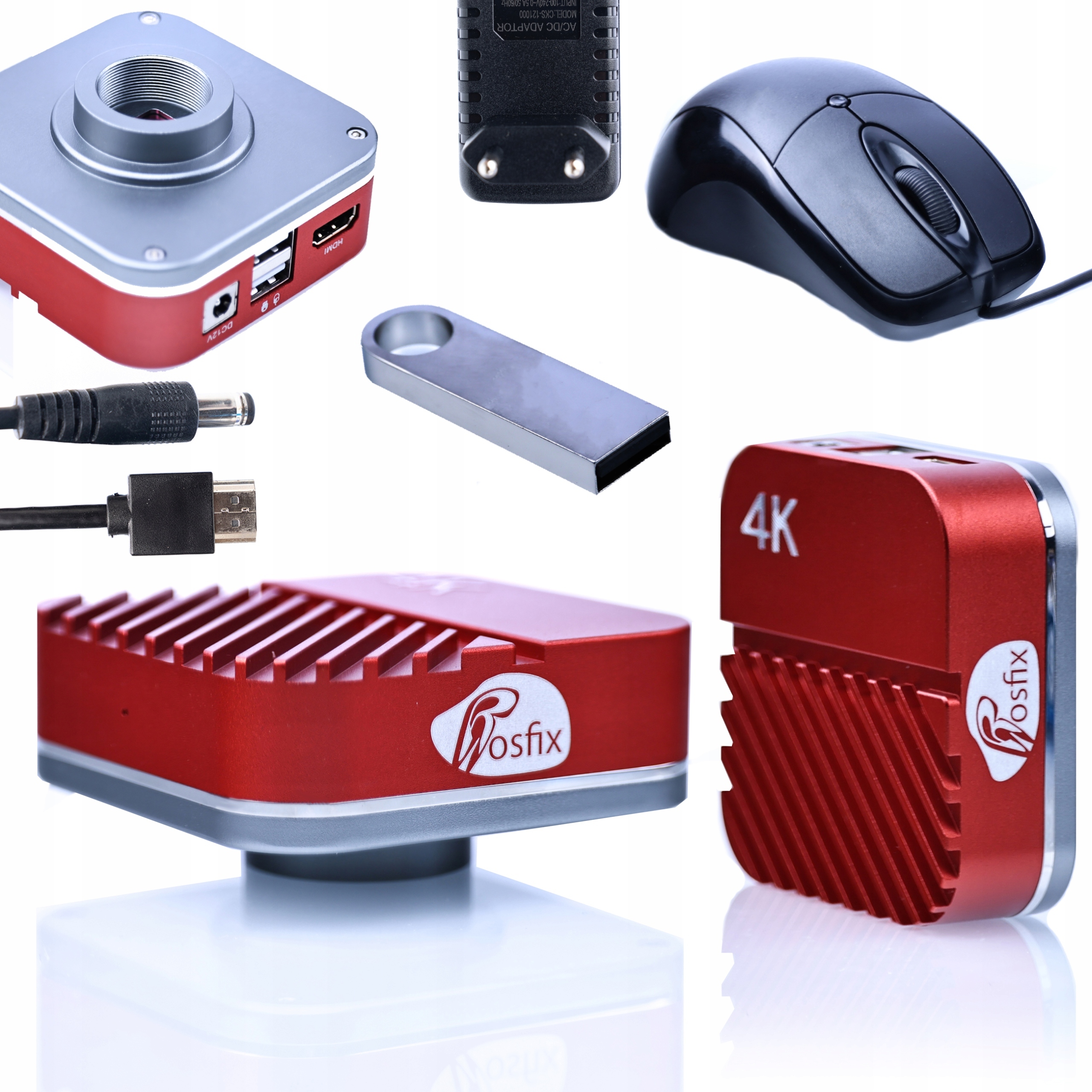 Mikroskopická Kamera Hercules Pro 4K 60FPS 16MP Hdmi C-mount Pro Trinokulary