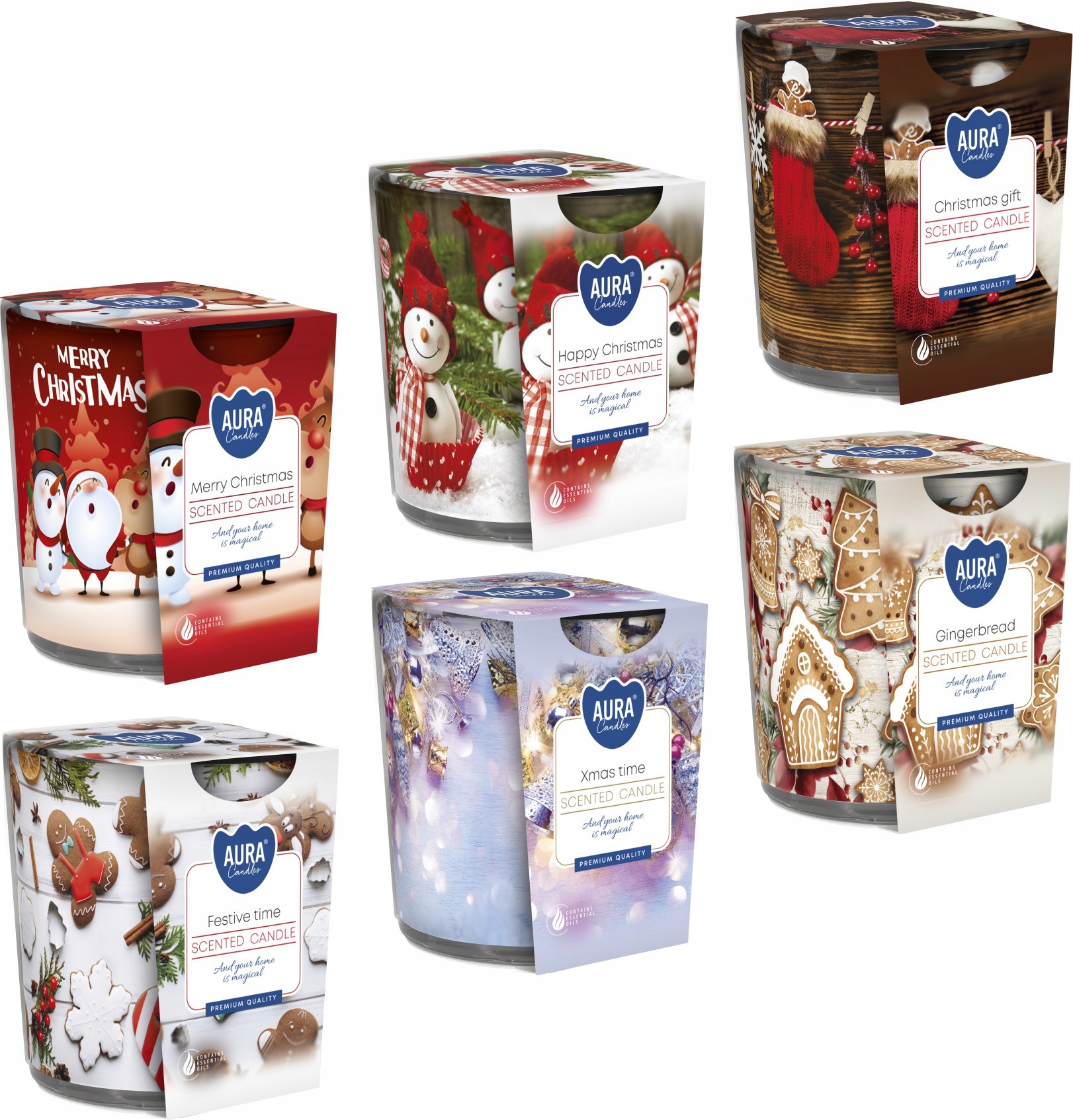 ŚWIECA ŚWIECE ZAPACHOWE ŚWIĄTECZNE ŚWIECZKI NA PREZENT ŚWIĄTECZNY ZESTAW