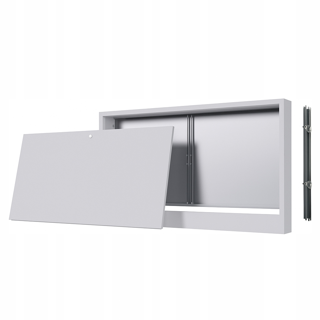 Nástenná skrinka 15-16 obvodov pre podlahový rozdeľovač 2 montážne lišty