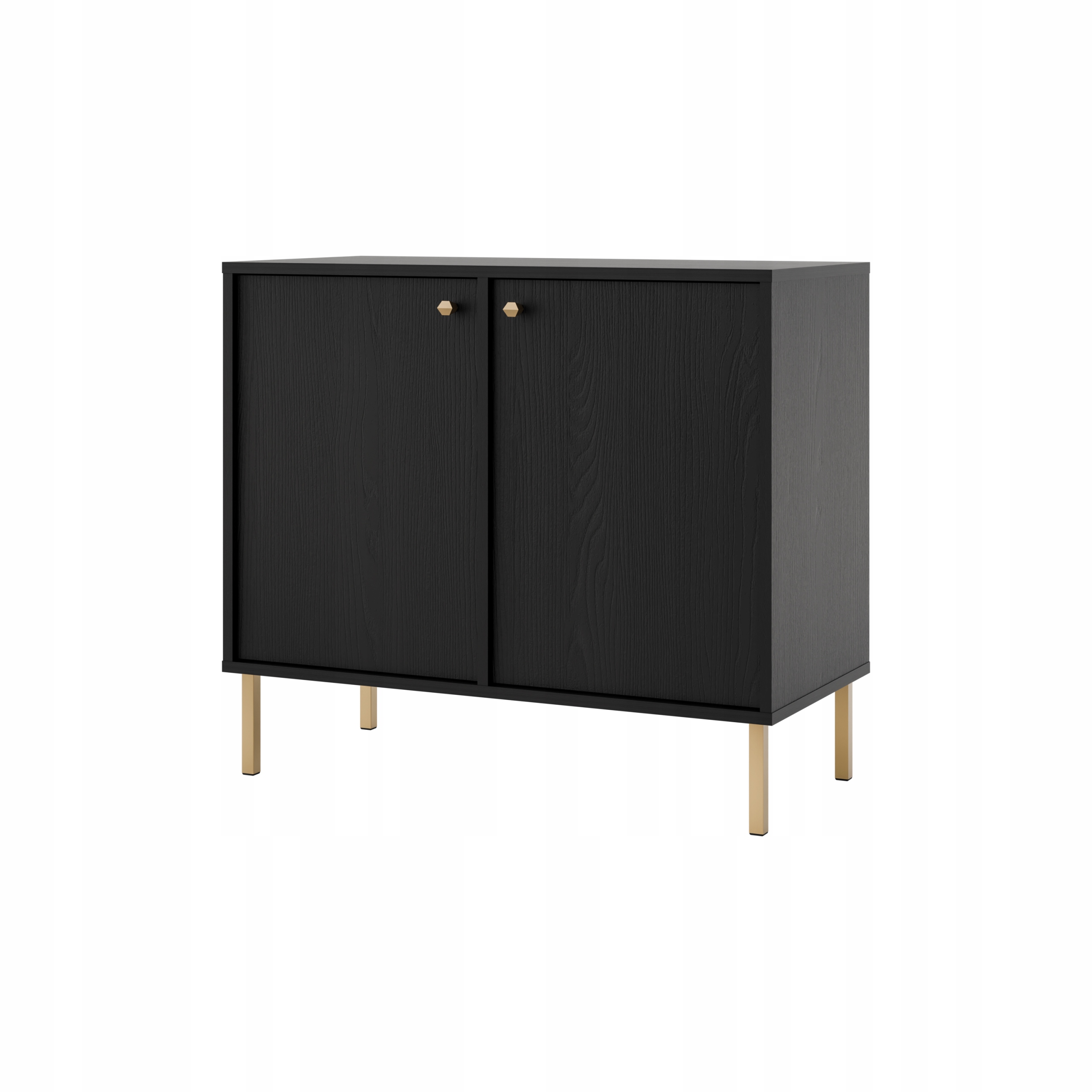 Dvoudveřová komoda do obývacího pokoje Sakai 2 2F T812 Černá