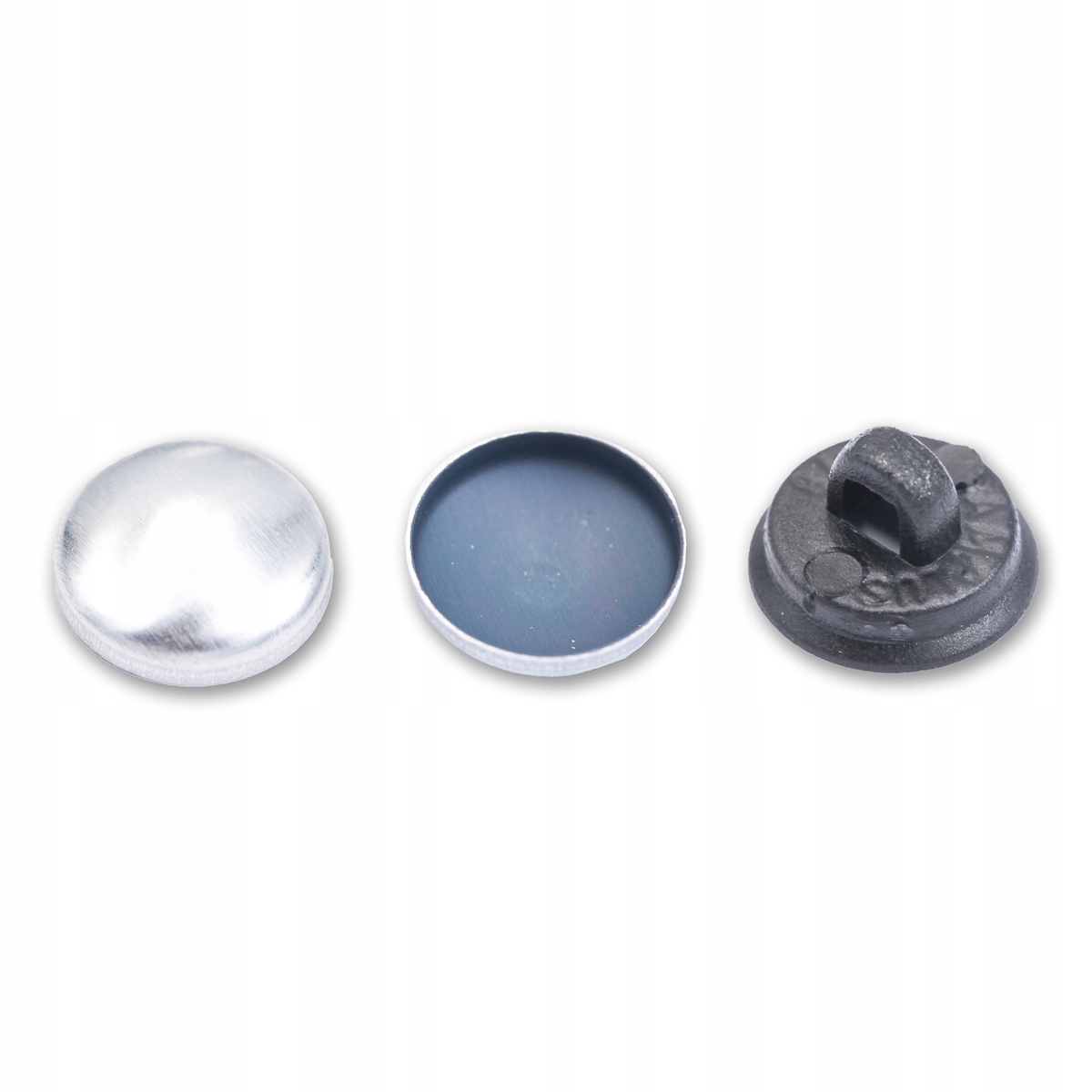 Formičky na knoflíky 11,5mm černé plastové spodky 1000kpl