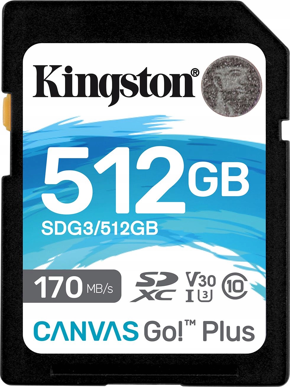 Karta pamięci Kingston SDXC Canvas Go Plus 512GB 170R C10 UHS-I U3 V30